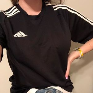 Adidas black Climalite shirt